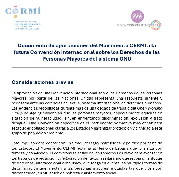 Imagen del documento de aportaciones