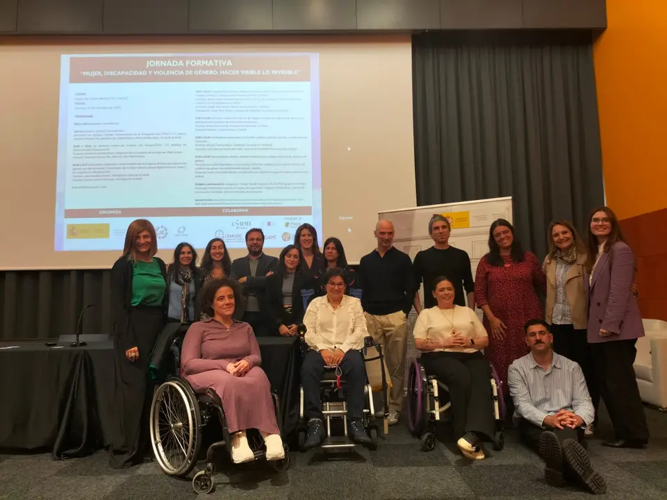 Imagen de la Jornada Formativa "MUJER, DISCAPACIDAD Y VIOLENCIA DE GÉNERO. HACER VISIBLE LO INVISIBLE"