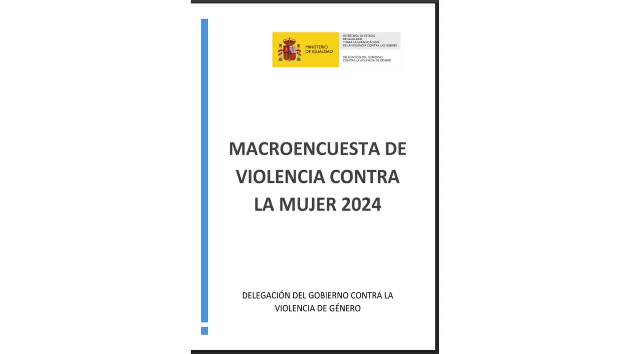 Portada de la macroencuesta de violencia contra la mujer 2024