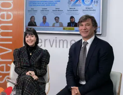 Imagen de Sara De Torres y Gregorio Saravia en el Di&aacute;logo de Servimedia