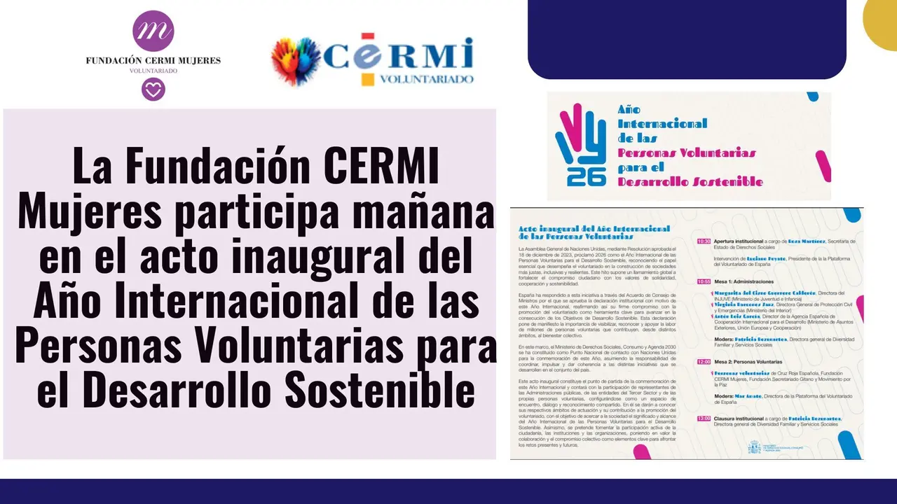 Infograf&iacute;a de FCM para participar en el acto inaugural del voluntariado,