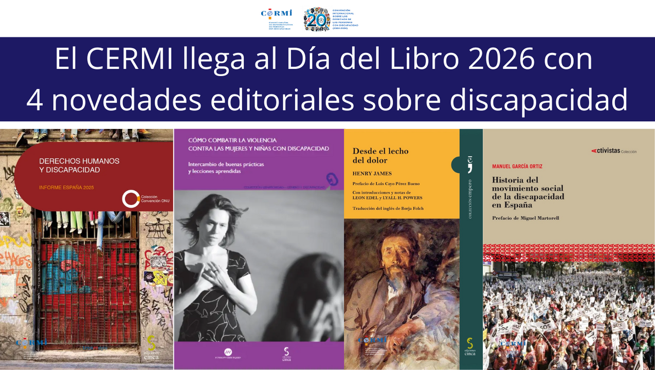 Infograf&iacute;a de las novedades de libros de CERMI y Fundaci&oacute;n CERMI Mujeres