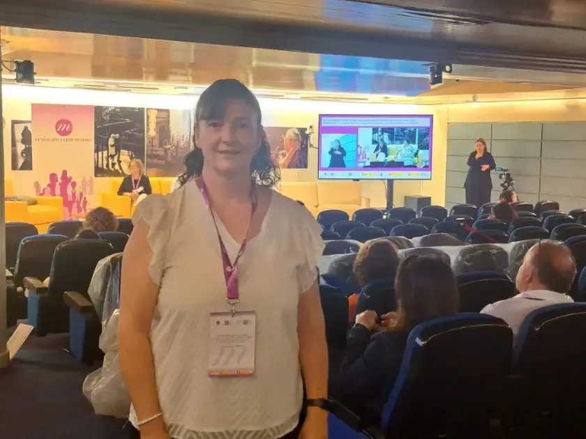 Imagen de Mari Carmen La Osa en la IX Conferencia Sectorial del pasado 29 de mayo