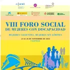 Imagen de la cartela del VIII Foro Social. Aparecen los logotipos de los organizadores y financiadores del evento