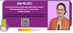 Infografía de Ana Peláez. Entrega de premio Reina Letizia en Salamanca. Aparece el código QR.