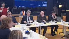 Imagen de la intervención de Luis Cayo