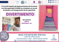 Infograf&iacute;a de Marta Hern&aacute;ndez-Gil para su inauguraci&oacute;n en la exposici&oacute;n "Divertimento"
