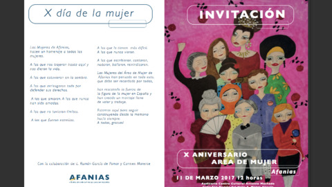 Detalle el programa de Afanias