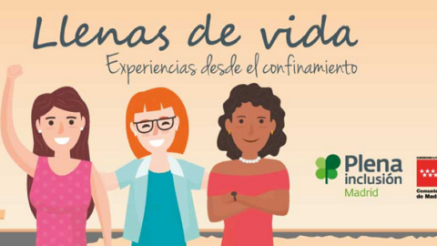 Ilustración del ciclo de encuentros digitales “Llenas de vida” Experiencias desde el confinamiento