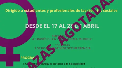 CERMI Andalucía finaliza con éxito la primera edición online del programa ‘escuela de formación en enfoque de género y discapacidad’