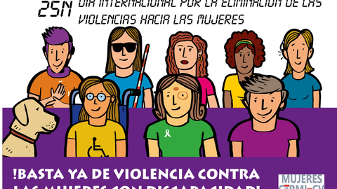 CERMI CV denuncia la "discriminación múltiple"" que sufren mujeres y niñas con discapacidad ante la violencia de género"