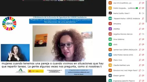 CERMI Andalucía. Mujeres con discapacidad exigen avanzar en la asistencia personal, más apoyo de la administración y una mayor corresponsabilidad social para mejorar la conciliación