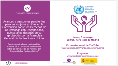 Conversatorio: Avances y cuestiones pendientes para las mujeres y niñas en la Convención sobre los Derechos de las Personas con Discapacidad, quince años después de su aprobación por la Asamblea Gener