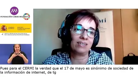 Pilar Villarino durante en conversatorio