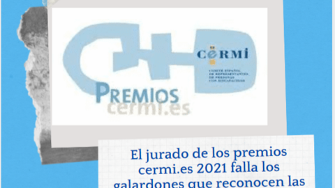 Cartel: El jurado de los premios cermi.es 2021 falla los galardones que reconocen las mejores iniciativas en favor de las personas con discapacidad y sus familias