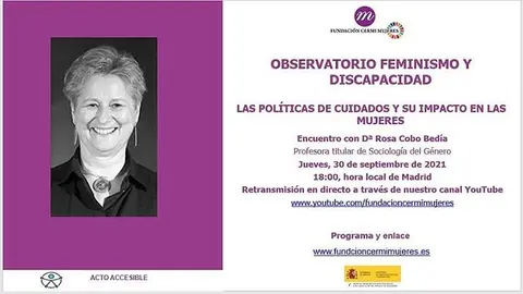 CERMI Mujeres aborda la prostitución desde un enfoque de derechos humanos de las mujeres junto a la experta Rosa Cobo