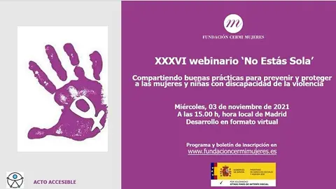 CERMI Mujeres comparte buenas prácticas para prevenir y proteger a las mujeres y niñas con discapacidad de la violencia