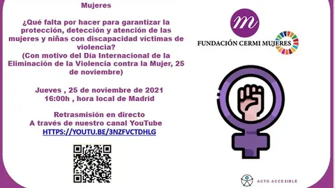 Contar con datos, formación y asistencia personal, claves para garantizar la protección, detección y atención de las mujeres y niñas con discapacidad víctimas de violencia