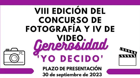 CERMI Mujeres convoca el concurso de fotografía y vídeo ‘Generosidad’ 2023