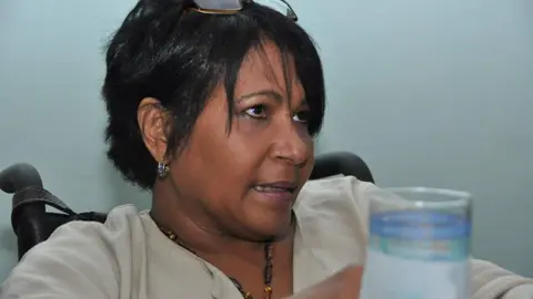 Cristina Francisco Reyes es la actual presidenta del Círculo de Mujeres con Discapacidad de República Dominicana