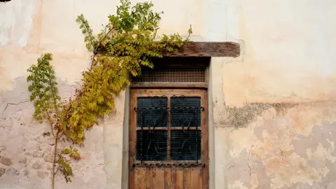 Detalle de una casa de campo