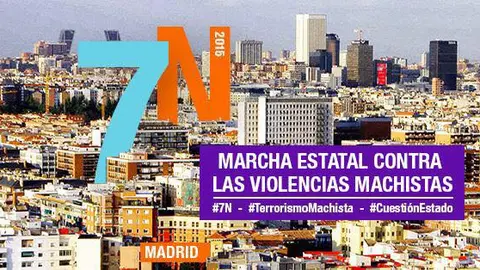 Cartel de la 'Marcha contra las violencias machistas'