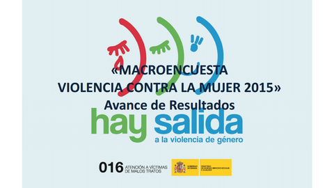 Detalle de la portada de la Macroencuesta de Violencia contra la Mujer 2015 