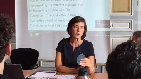 An-Sofie Leenknecht, especialista en derechos humanos y miembro del equipo del EDF