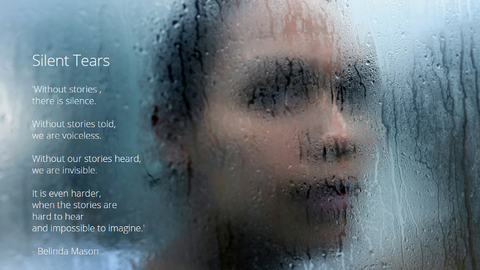 Detalle de la portada en la web del proyecto 'Silent Tears'