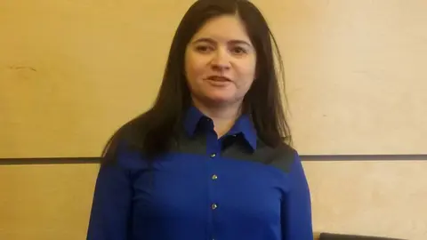 Katherine Muñoz, presidenta de la Unión Nacional de Instituciones de Personas Ciegas de Chile