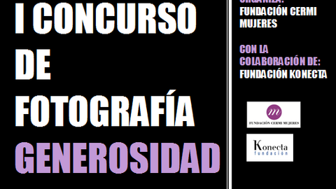Detalle de la portada del concurso de fotografía 'Generosidad'