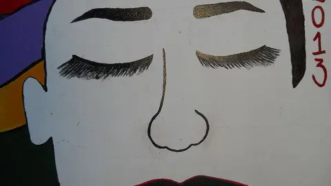 Mural contra la violencia de género