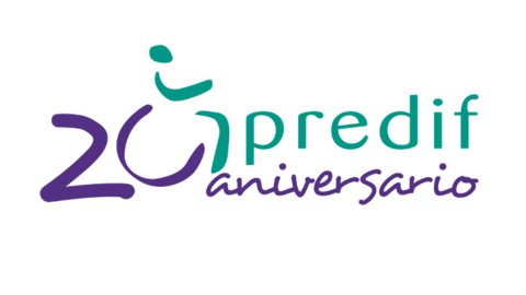Logotipo de Predif en su 20º aniversario