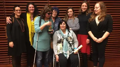 Integrantes de la Comisión de la Mujer de CERMI Comunidad de Madrid