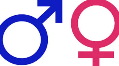 Símbolo de hombre y mujer