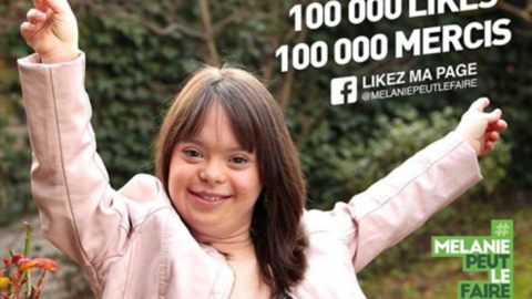 Una joven con síndrome de Down, presentadora del tiempo en Francia