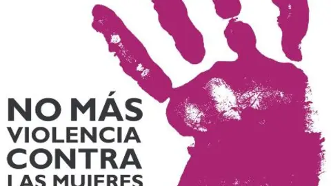 Logotipo de 'No más violencia contra las mujeres'