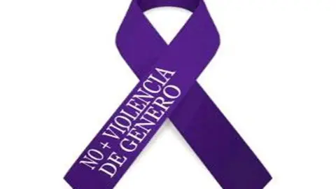 Lazo morado No + violencia de género