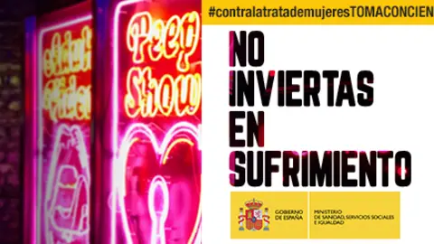 Campaña del Gobierno contra la trata de mujeres