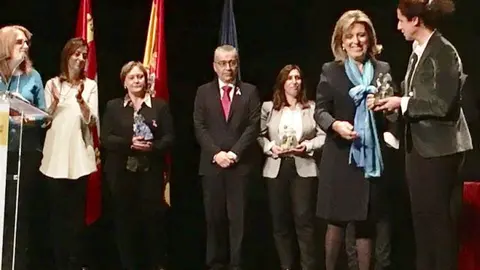 Ana Peláez, vicepresidenta ejecutiva de la FCM, galardonada por su lucha contra la violencia machista