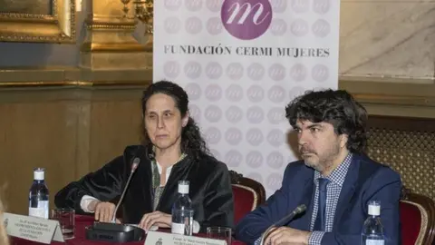Mario Garcés durante su intervención en la II Conferencia Sectorial de Mujeres con Discapacidad