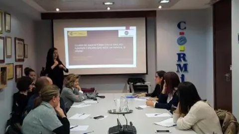 Momento de una de las ediciones del Aula de formación en Derechos Humanos y Discapacidad desde un Enfoque de Género de CERMI Mujeres