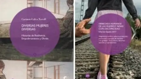 Portadas de 'Diversas mujeres diversas' y 'Derechos Humanos de las mujeres y niñas con discapacidad. España 2017' de la colección Generosidad