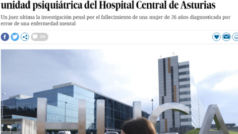 Detalle del artículo de El País al que se hace referencia en el editorial de FCM con Andreas en la foto