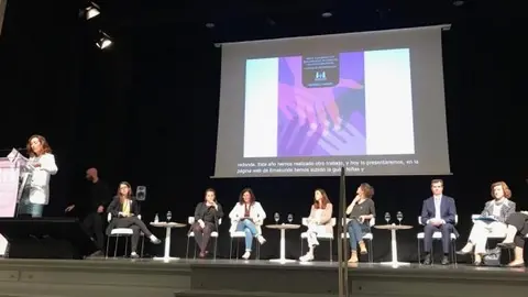 Momento de la presentación de la guía “Niñas y mujeres con discapacidad víctimas de violencia machista. Pautas de intervención”