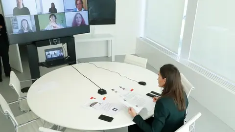 Imagen de la reunión de CERMI Mujeres con la reina