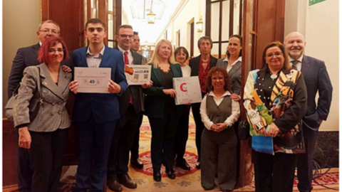 Representantes de la discapacidad en el Congreso | Foto de Servimedia