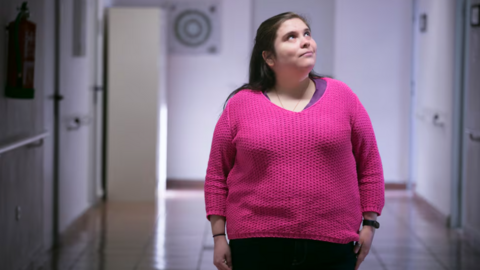 Clara San José, en el Centro Terapéutico DIEM de Fundación A LA PAR en Madrid.
Santi Burgos