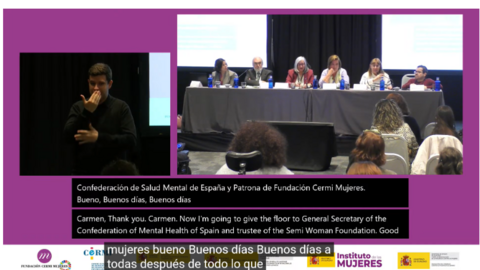 Imagen de la conferencia del 21 de marzo