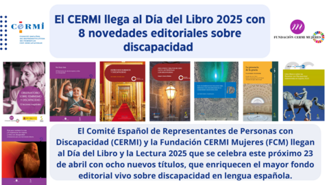 Infografía. Aparece las 8 cubiertas de los 8 libros.